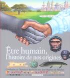 Couverture du livre « Etre humain histoire de nos origines » de Panafieu J-B. aux éditions Gallimard-jeunesse