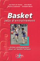 Couverture du livre « Basket ; fiches d'entrainement » de Jean-Pierre Vincenzi aux éditions Chiron