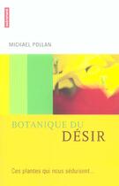 Couverture du livre « Botanique du desir » de Michael Pollan aux éditions Autrement