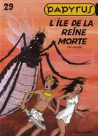 Couverture du livre « Papyrus Tome 29 : l'île de la reine morte » de Lucien De Gieter aux éditions Dupuis