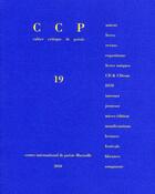 Couverture du livre « Cahier critique de poésie t.19 ; Bernard Heidsieck » de  aux éditions P.o.l