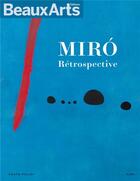 Couverture du livre « Miró, retrospective » de  aux éditions Beaux Arts Editions