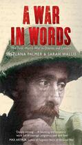 Couverture du livre « A War in Words » de Wallis Sarah aux éditions Simon And Schuster Uk