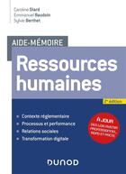Couverture du livre « Aide-mémoire : ressources humaines (2e édition) » de Emmanuel Baudoin et Caroline Diard et Sylvie Berthet aux éditions Dunod