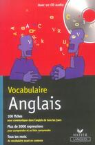 Couverture du livre « Vocabulaire Anglais » de Wilfrid Rotge aux éditions Hatier