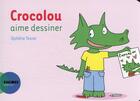 Couverture du livre « Crocolou aime dessiner » de Ophelie Texier aux éditions Actes Sud Jeunesse