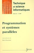 Couverture du livre « Programmation Et Systemes Paralleles » de Guyennet aux éditions Hermes Science Publications