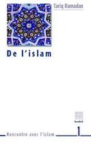 Couverture du livre « De l'islam » de Tariq Ramadan aux éditions Tawhid