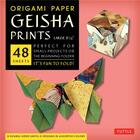 Couverture du livre « Origami paper geisha prints large 8 1/4 » de Tutle aux éditions Tuttle
