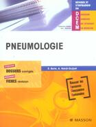 Couverture du livre « Pneumologie » de Raphael Borie aux éditions Elsevier-masson