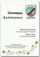 Couverture du livre « Chroniques saïdéennes (1960-1961) » de Robert Jesenberger et Arthur Smet aux éditions Jepublie