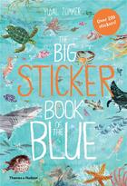 Couverture du livre « The big sticker book of the blue » de Yuval Zommer aux éditions Thames & Hudson