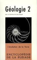 Couverture du livre « Géologie t.2 » de  aux éditions Gallimard