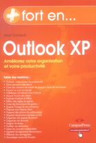Couverture du livre « Outlook xp » de Alain Dorseuil aux éditions Pearson