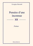 Couverture du livre « Pensées d'une inconnue » de Georgina Mercadal aux éditions Benevent