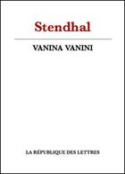 Couverture du livre « Vanina Vanini » de Stendhal aux éditions Republique Des Lettres