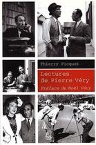 Couverture du livre « Lectures de Pierre Véry » de Thierry Picquet aux éditions Petit Vehicule