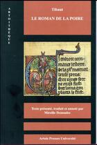 Couverture du livre « Tibaut ; le roman de la poire » de Mireille Demaules aux éditions Pu D'artois