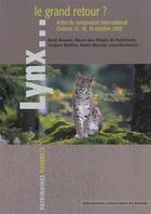 Couverture du livre « Lynx, le grand retour? » de  aux éditions Mnhn