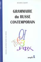 Couverture du livre « Grammaire du russe contemporain » de Roger Comtet aux éditions Pu Du Midi