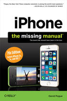 Couverture du livre « IPhone: The Missing Manual » de Pogue David aux éditions O`reilly Media