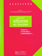 Couverture du livre « Faire Des Affaires En Francais ; Eleve » de Lydia Corado aux éditions Hachette Education