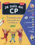 Couverture du livre « Je suis en CP : coffret : 3 aventures pour débuter en lecture » de Emmanuel Ristord et Magdalena aux éditions Pere Castor