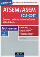 Couverture du livre « Je prépare ; concours ATSEM/ASEM ; externe, interne et 3e voie (édition 2016/2017) » de Corinne Pelletier aux éditions Dunod