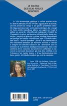 Couverture du livre « Théorie des biens publics mondiaux ; une solution à la crise » de Anne Suy aux éditions Editions L'harmattan