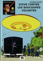 Couverture du livre « Steve Pops : Steve contre les soucoupes volantes » de Devos aux éditions Le Coffre A Bd
