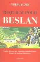Couverture du livre « Requiem pour beslan » de Yulia Yuzik aux éditions Actes Sud