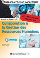 Couverture du livre « Collaboration a la gestion des ressources humaines bts2 sam » de Dumas-Malaval aux éditions Fontaine Picard