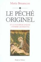 Couverture du livre « Le péché originel et la vocation d'adam l'homme sacerdotal » de Besancon M aux éditions Parole Et Silence