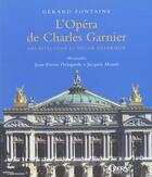 Couverture du livre « Opera de charles garnier. architecture et decor exterieur » de Delagarde/Fontaine/M aux éditions Editions Du Patrimoine