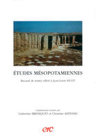 Couverture du livre « Etudes mesopotamiennes - recueil de textes offert a jean-louis huot » de Breniquet Catherine aux éditions Erc