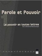Couverture du livre « PAROLE ET POUVOIR » de Pur aux éditions Pu De Rennes