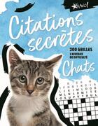 Couverture du livre « Citations secrètes ; chats » de  aux éditions Bravo