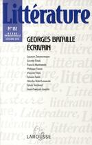 Couverture du livre « Georges Bataille » de  aux éditions Armand Colin