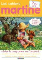 Couverture du livre « Les cahiers Martine ; CE1 » de Marlier/Delahaye aux éditions Casterman