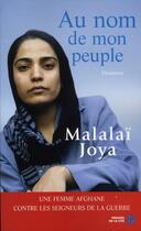 Couverture du livre « Au nom de mon peuple » de Joya Malalai aux éditions Presses De La Cite