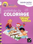 Couverture du livre « Chouette maternelle activites de coloriage gs » de Mornet/Buster aux éditions Hatier