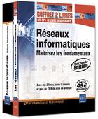 Couverture du livre « Réseaux informatiques ; coffret de 2 livres ; maîtrisez les fondamentaux (2e édition) » de Atelin Dordoigne aux éditions Eni