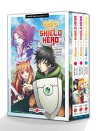 Couverture du livre « The rising of the shield hero : coffret Tomes 1 à 3 » de Yusagi Aneko et Kyu Aiya aux éditions Bamboo