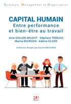 Couverture du livre « Capital humain : entre performance et santé » de Anne Belghit et Daniel Bretones aux éditions Ma