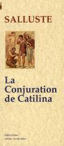 Couverture du livre « La conjuration de Catilina » de Salluste aux éditions Paleo