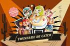 Couverture du livre « Tonnerre de catch » de Ingrid Chabbert et Claire Gaudriot aux éditions Zoom