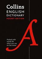 Couverture du livre « Collins English Dictionary Pocket Edition (10e édition) » de  aux éditions Collins