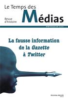 Couverture du livre « Revue temps des medias 30 » de  aux éditions Nouveau Monde