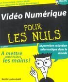 Couverture du livre « La Video Numerique » de Martin Doucette aux éditions First Interactive