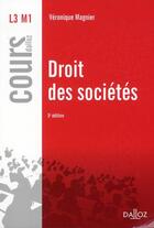Couverture du livre « Droit des sociétés (5e édition) » de Veronique Magnier aux éditions Dalloz